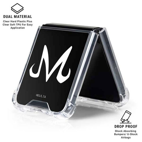 Dragon Ball Z Majin Buu Symbol Galaxy Z Flip6 Clear Case